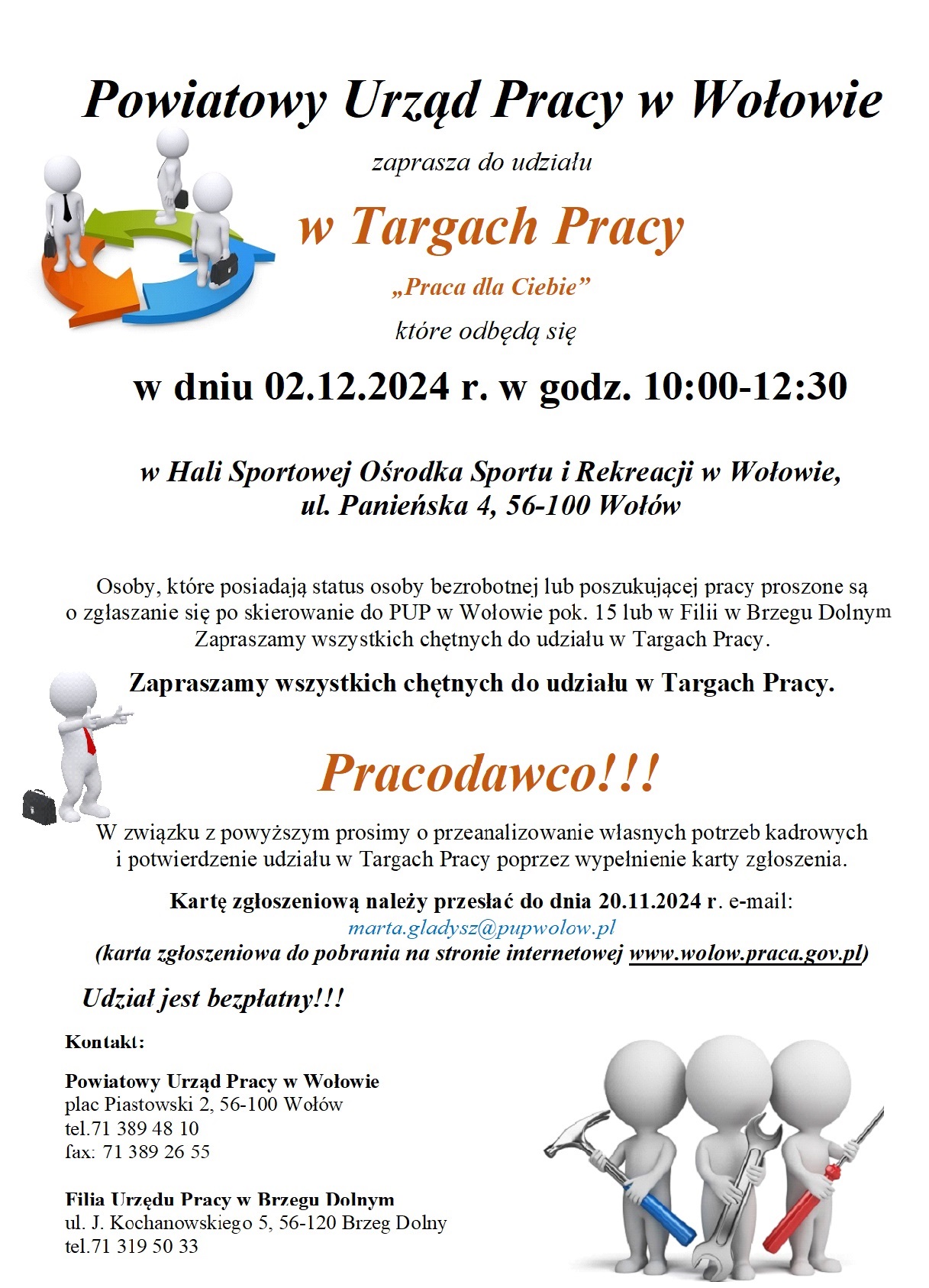 plakat targi pracy
